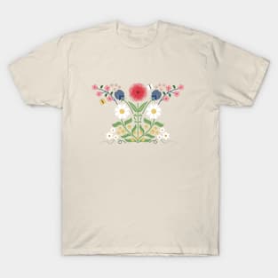 Victorian Era Florals T-Shirt